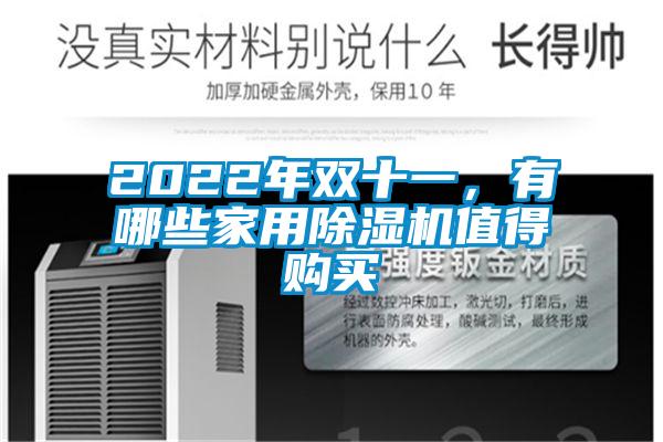 2022年雙十一，有哪些家用除濕機值得購買