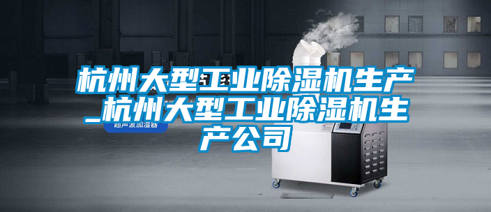 杭州大型工業(yè)除濕機生產(chǎn)_杭州大型工業(yè)除濕機生產(chǎn)公司